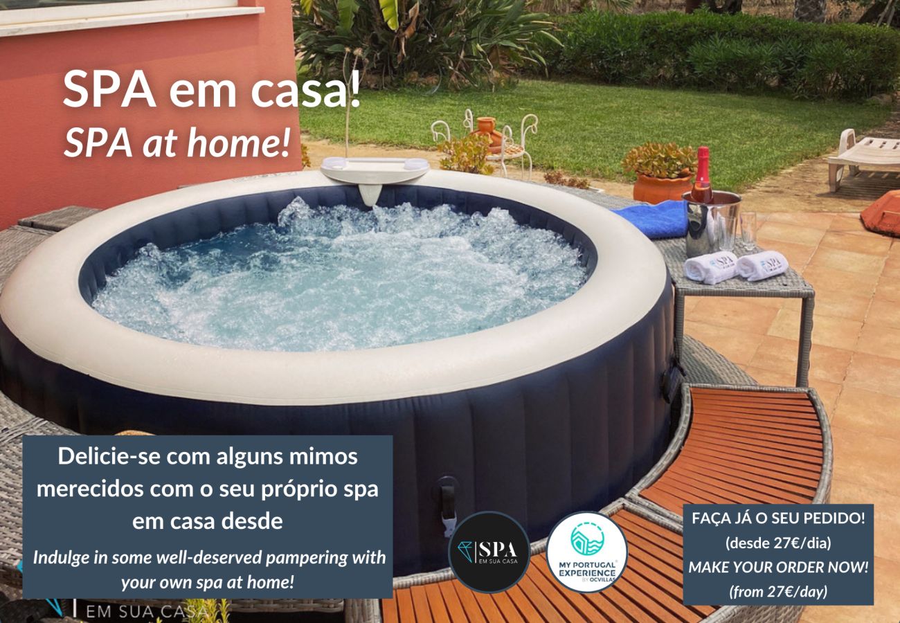 Villa em Galé - Villa Luz do Atlantico, 100m da praia e piscina privada