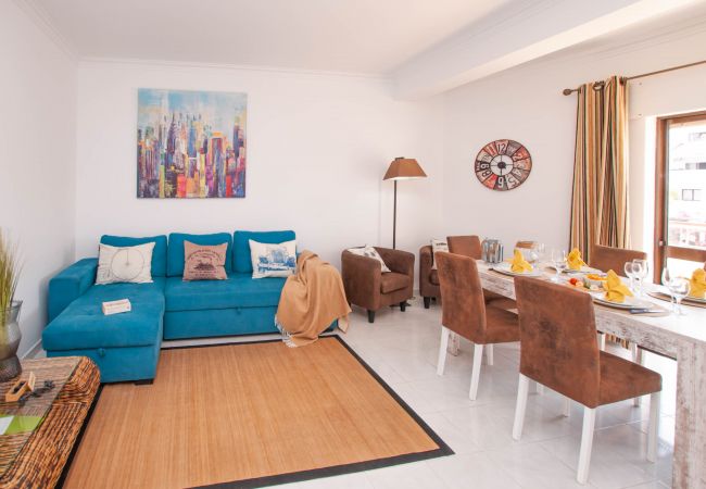  in Albufeira - Walk to Beach & Strip Stylish 2BR w/ Pool, Terrace & BBQ | Albufeira