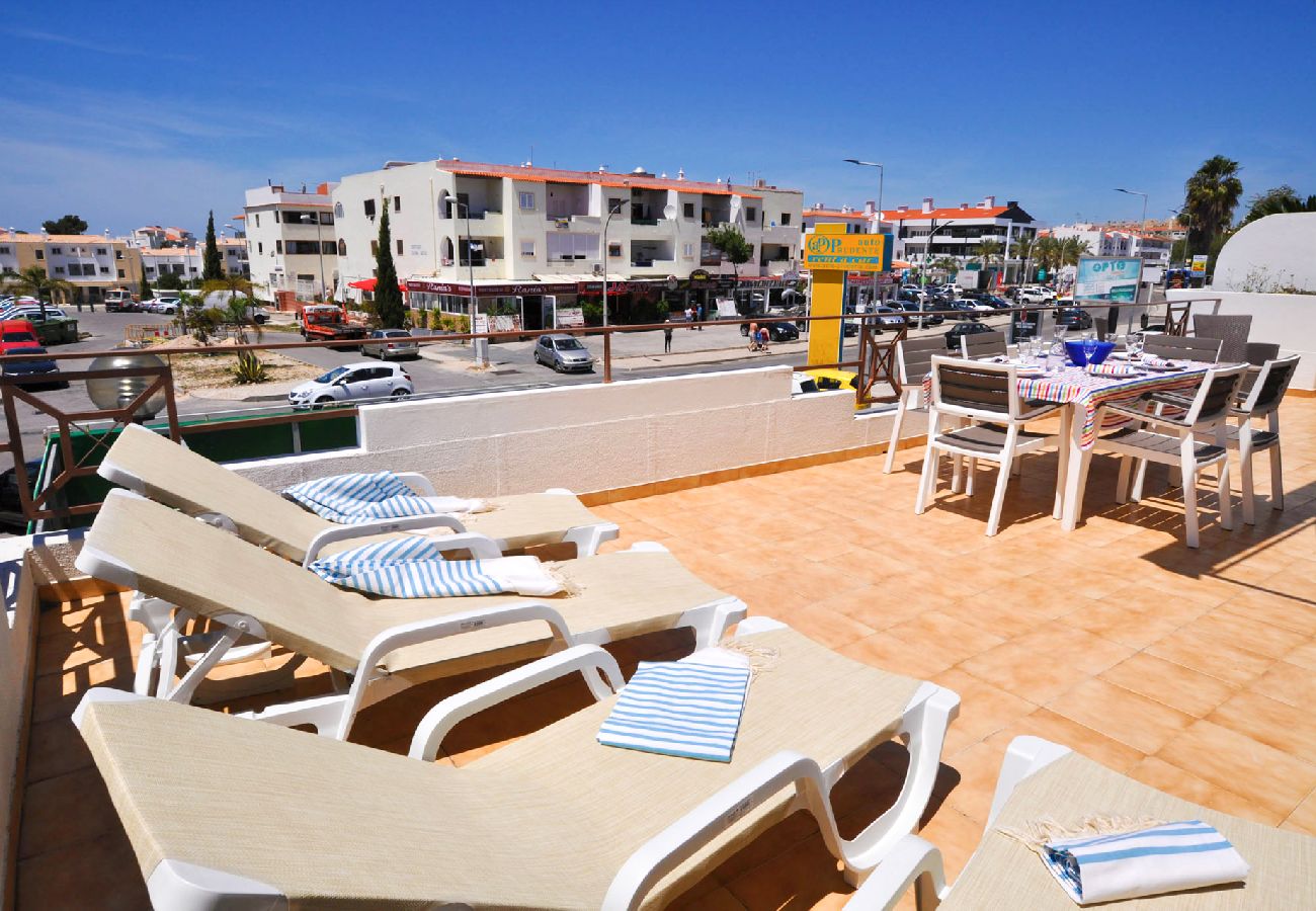 Apartment in Albufeira - Walk to Beach & Strip Stylish 2BR w/ Pool, Terrace & BBQ | Albufeira