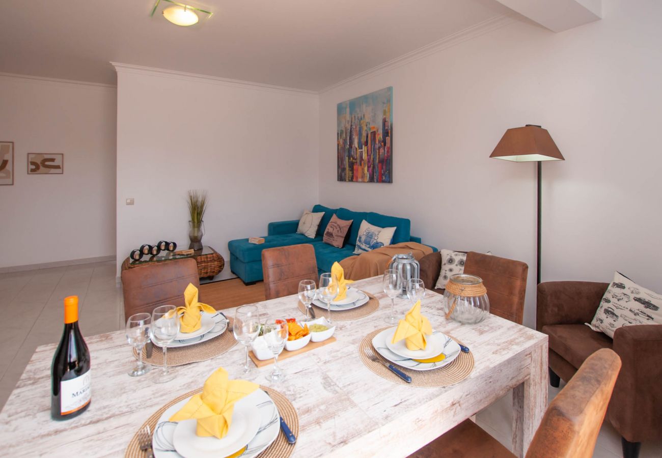 Apartment in Albufeira - Walk to Beach & Strip Stylish 2BR w/ Pool, Terrace & BBQ | Albufeira