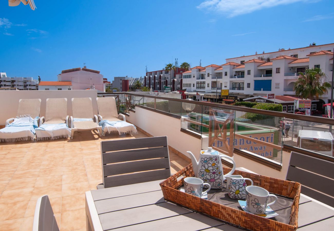 Apartment in Albufeira - Walk to Beach & Strip Stylish 2BR w/ Pool, Terrace & BBQ | Albufeira